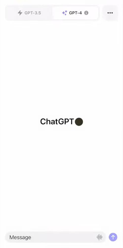 chatgpt plus ios interface