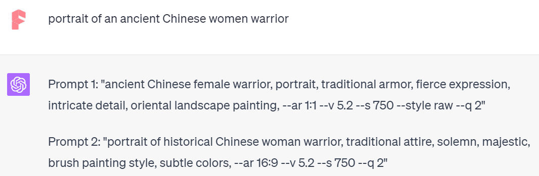 chatgpt midjourney prompt helper demo