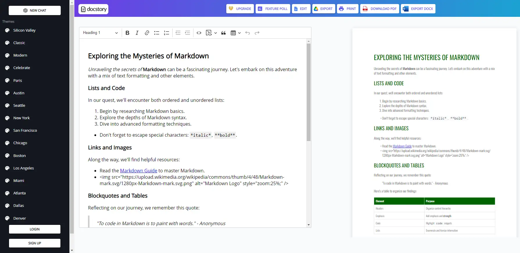 chatgpt plugin a+ dock maker webpage for creating pdf