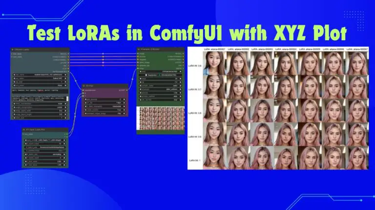 test loras with comfyui xyx plot