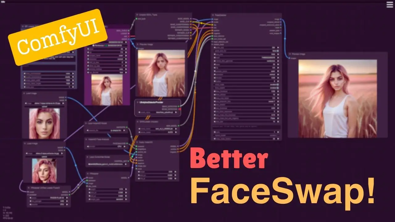 Enhanced High-Freedom ComfyUI Face Swapping Workflow: FaceDetailer ...