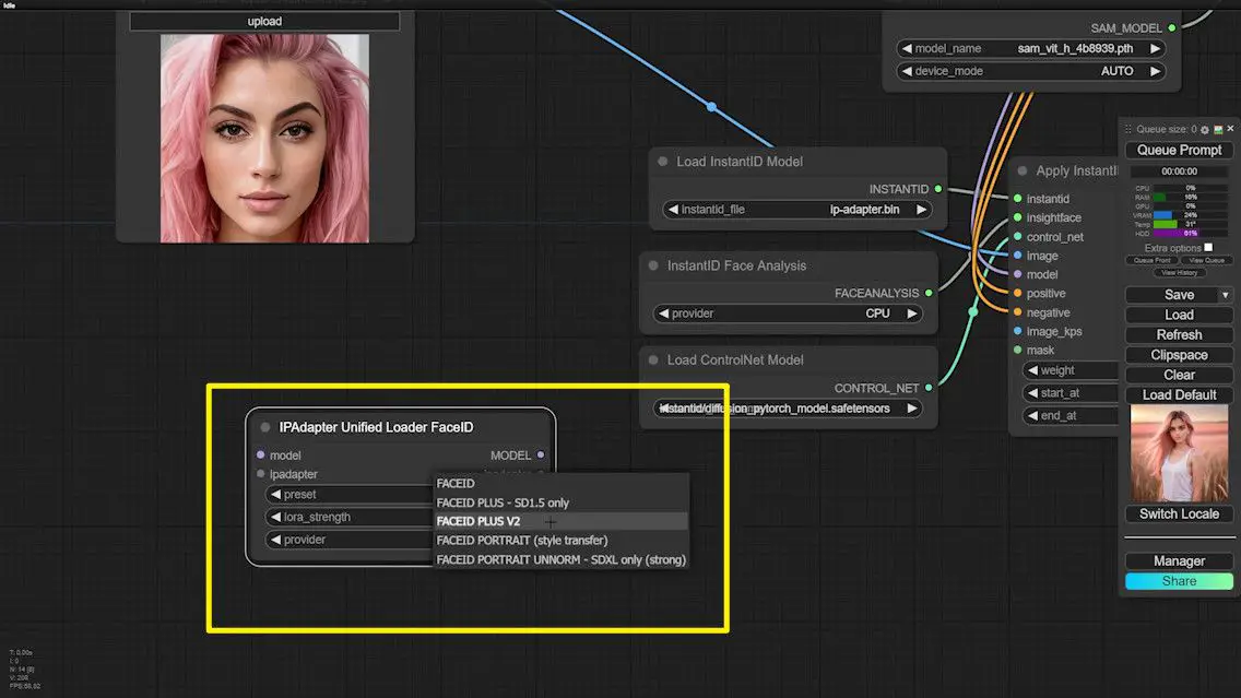 comfyui ip-adapter