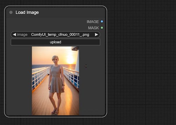 load portrait image in comfyui