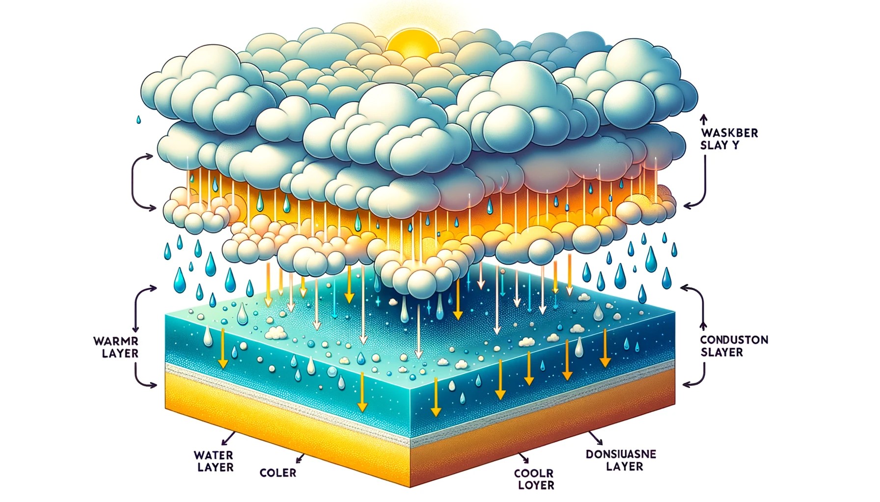 Illustration of a premium-looking water bottle made from recycled materials by dalle 3 