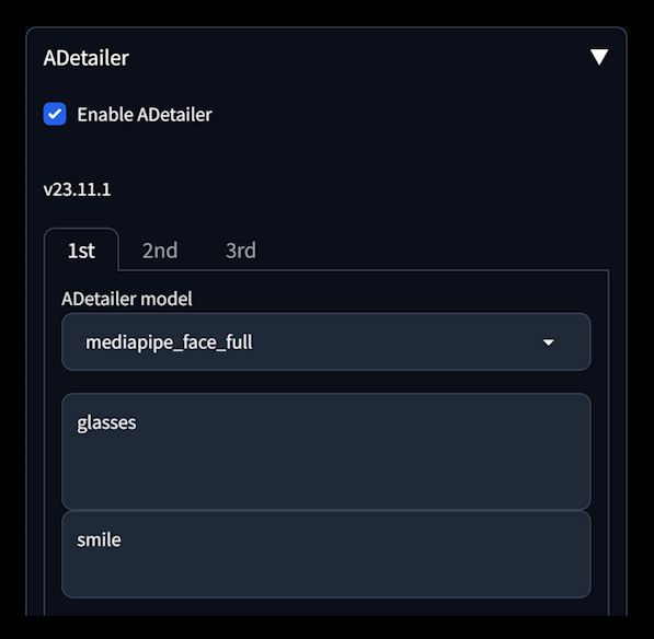 add prompt in adetailer