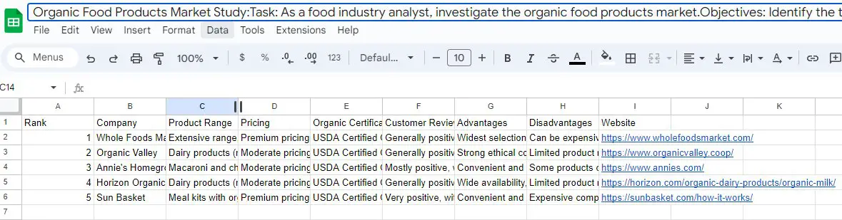 export to google sheet with gemini pro 2