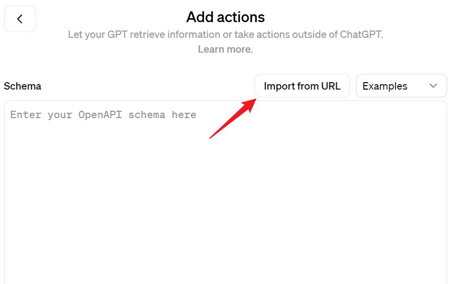 import schema url to custom gpts