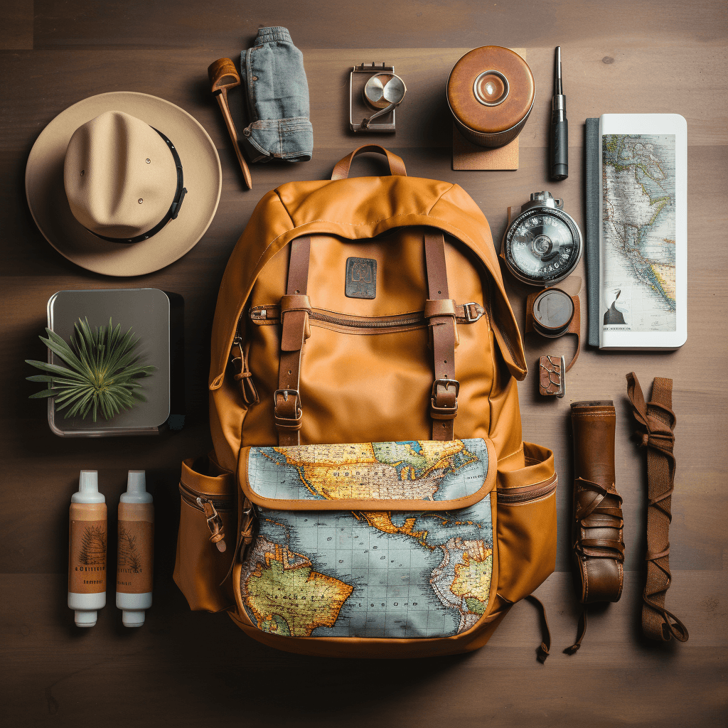 travel essentials by midjourney