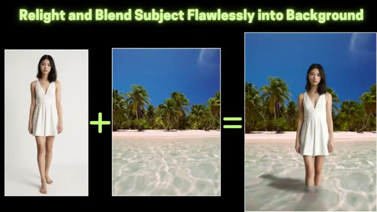 Relight and Blend Subjects Flawlessly into Backgrounds without IC-Light with This ComfyUI Workflow