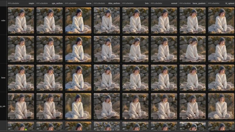 z image sampler scheduler