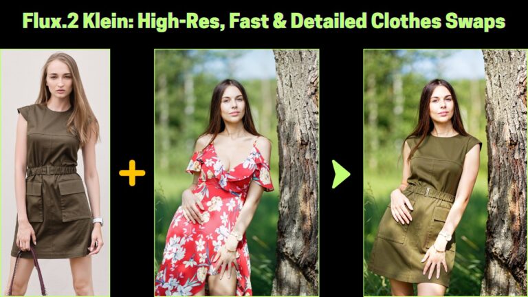Flux 2 Klein Clothes Swap in ComfyUI: A Faster, Higher-Quality Workflow (Compared to Qwen Edit)