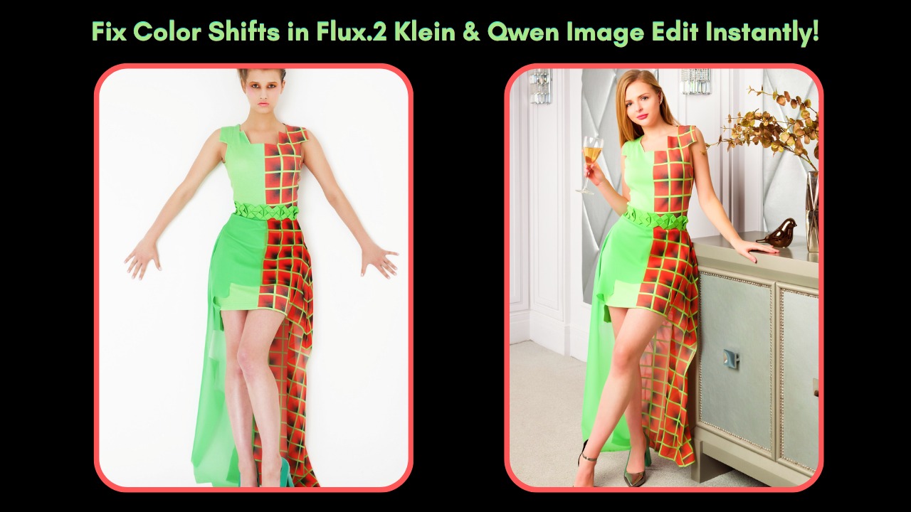 How to Reduce Color Saturation Shifts using Qwen Image Edit and Flux 2 ...
