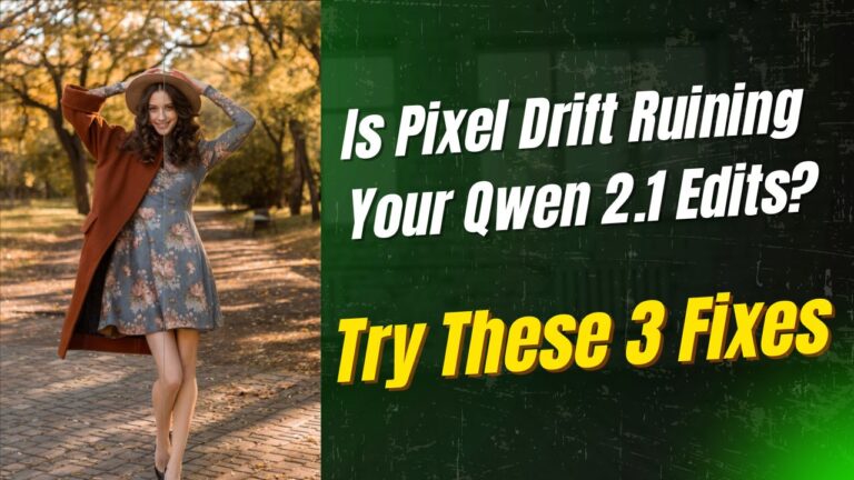 How to Prevent and Fix Pixel Drift in Qwen Image 2.1